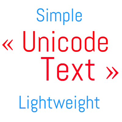 UnicodeText
