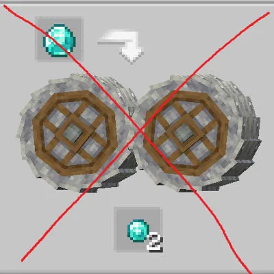 No Create Recyling Diamond Shard Recipe