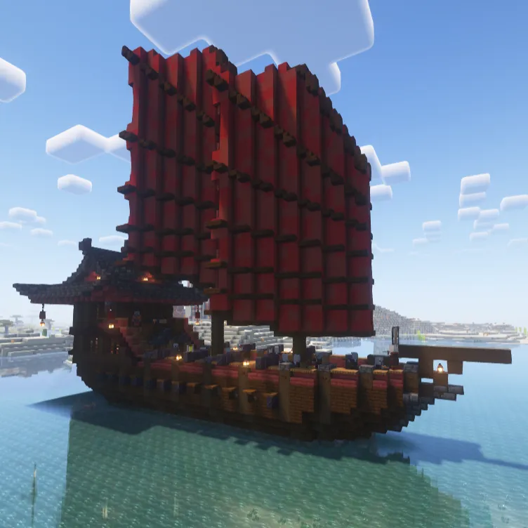 Asian Illager Ship