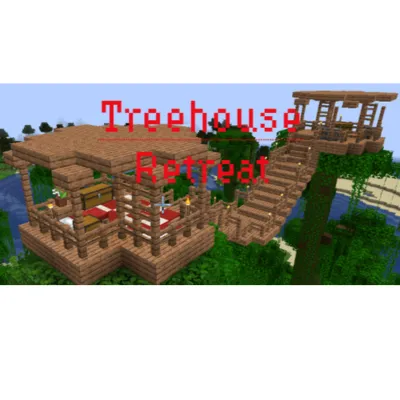Treehouse Retreat. A survival starter base by Ollie The King