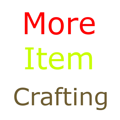 More Item Crafting