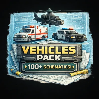 Vehicles Pack (100+ Schematics)