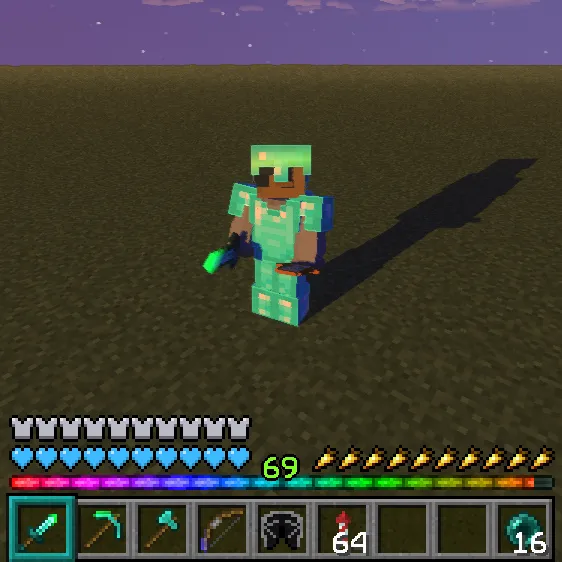 Rainbow XP bar by auragamerrz