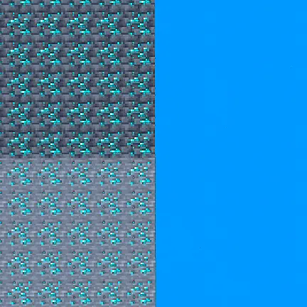 Diamond Ores Full Blue
