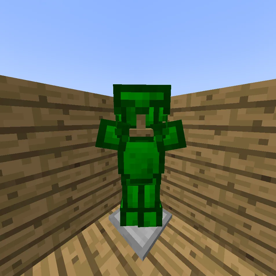 Dark Emerald Tools and Armour