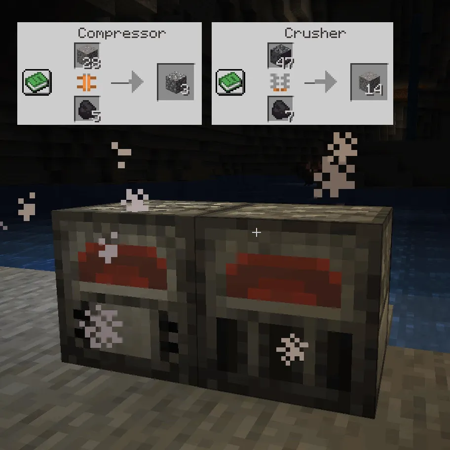 Crusher and Compressor
