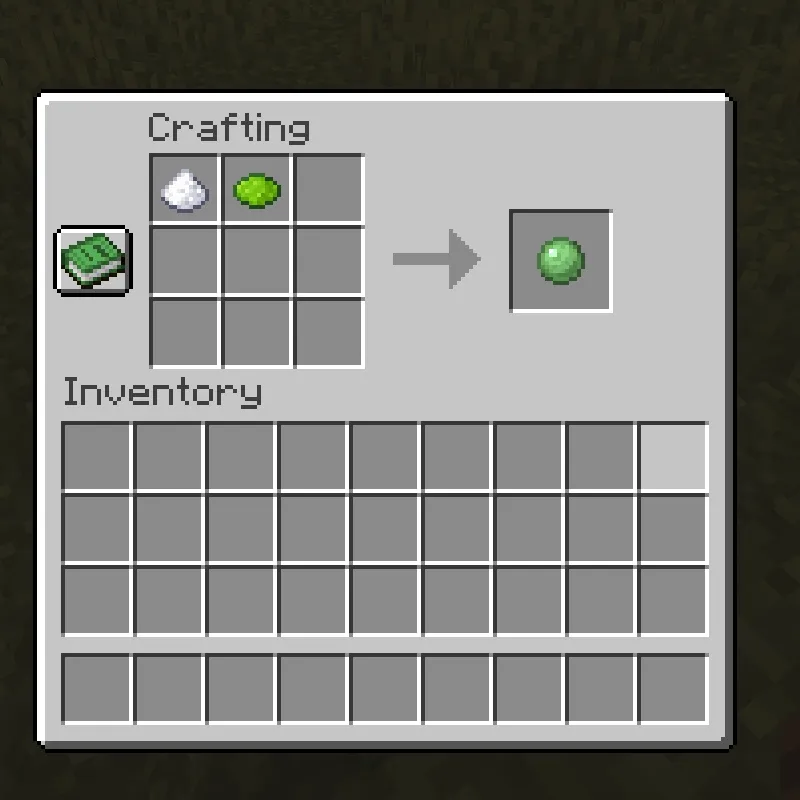 Slimeball recipe