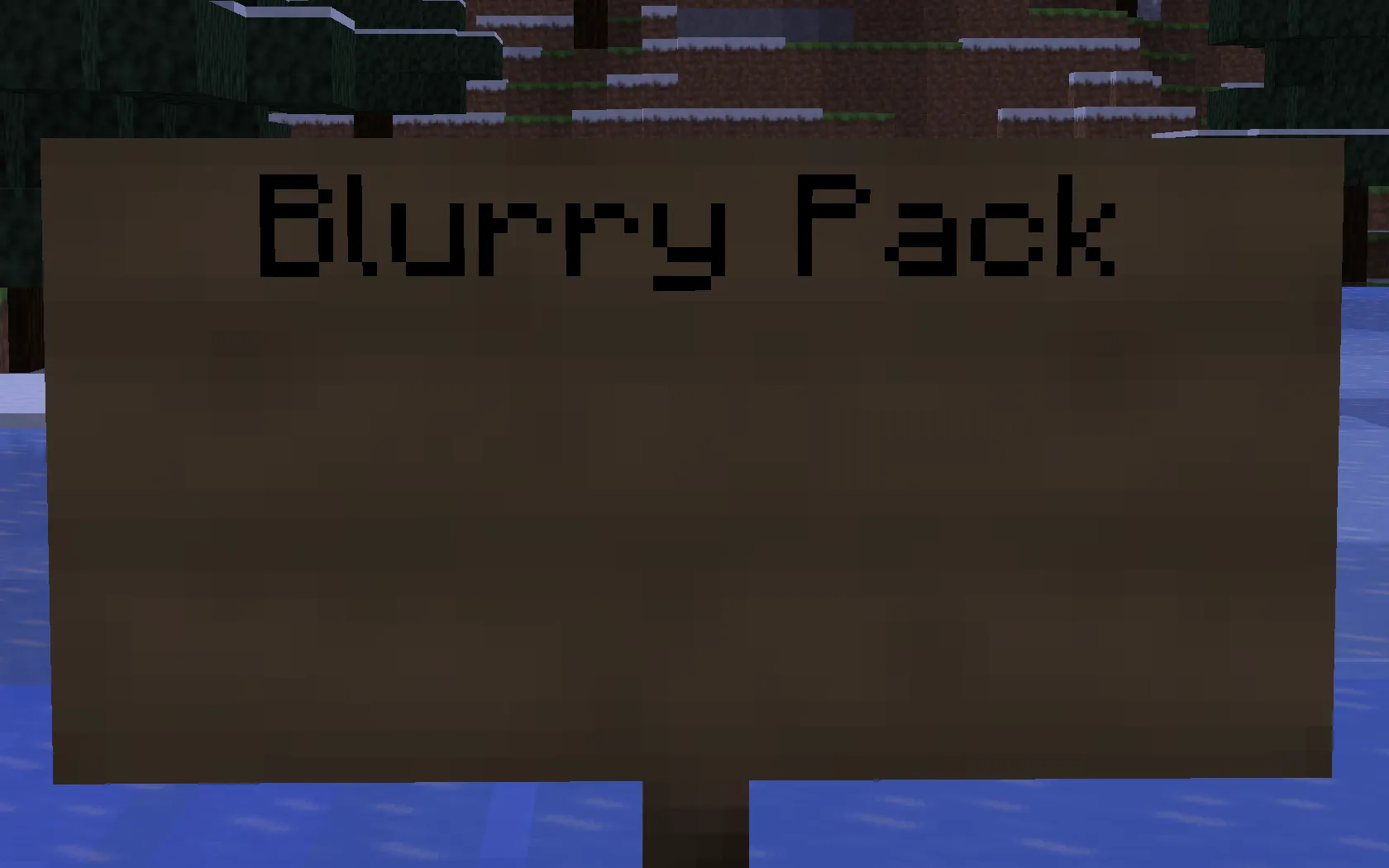 The Blurry Pack