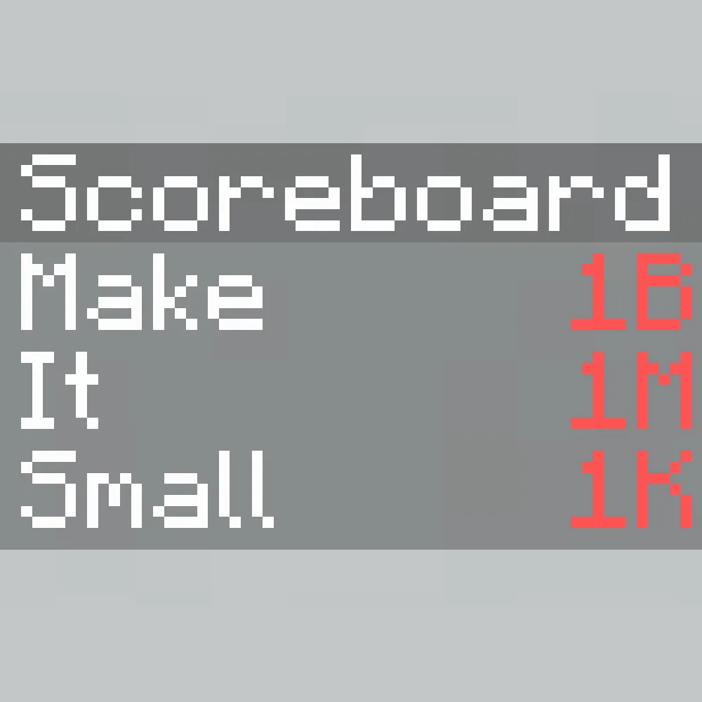 Compact Scoreboard