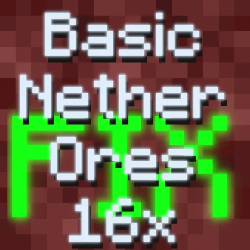 Basic Nether Ores 16x Fix