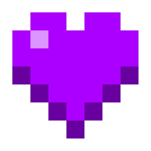 Purple Hearts Violet