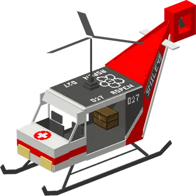 Emergency car and helicopter by JCC