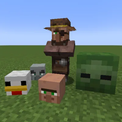 Head Hunters (Mob & Player Head Drops)