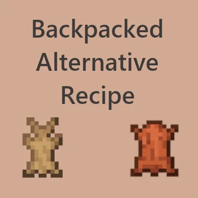 Backpacked leather recipe