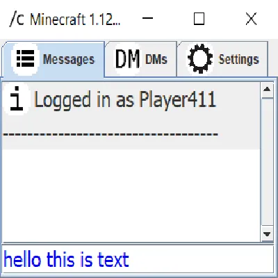Windowed Chat
