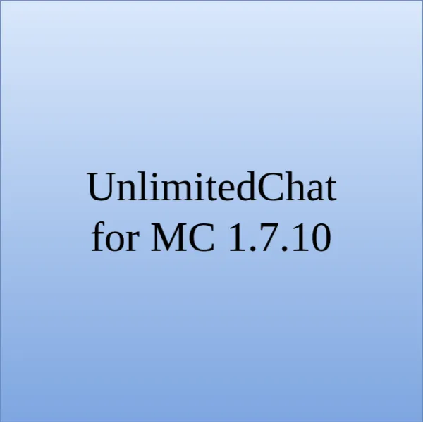 [Legacy] UnlimitedChat