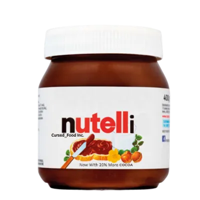 Nutelli (A Sweetened Peanut Cocoa Spread) And Peanuts