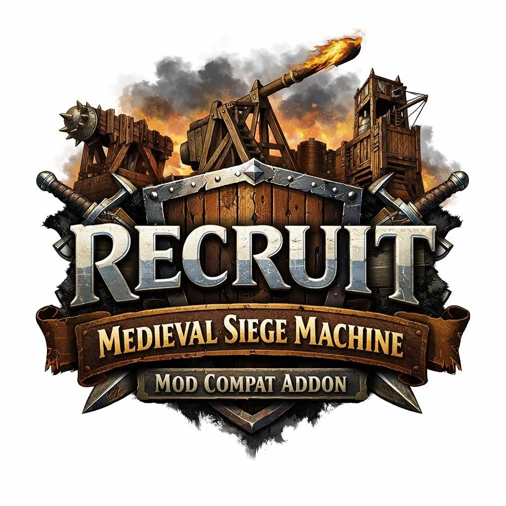 Recruits-Medieval Siege Machine mod compat addon