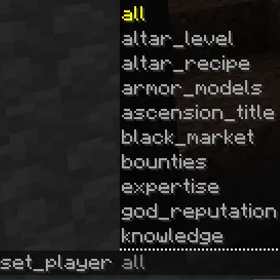 Vault Hunters Player Reset