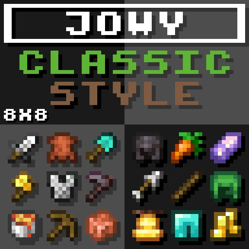 Vanilla Style Items 8x8
