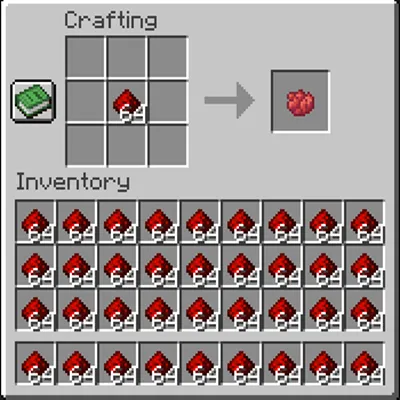 Red dye from redstone