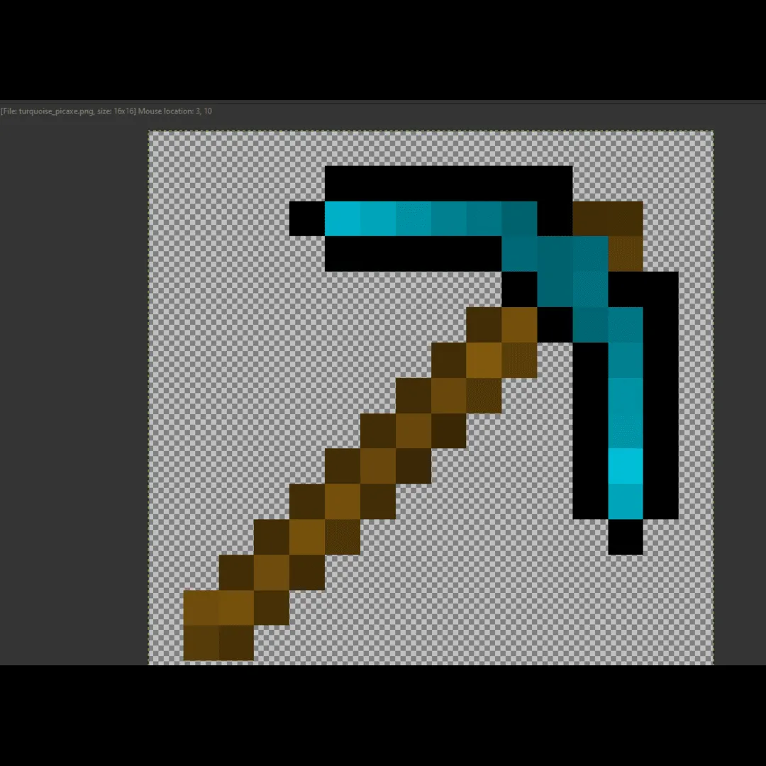 turquoise tools (includes turquoise golem)