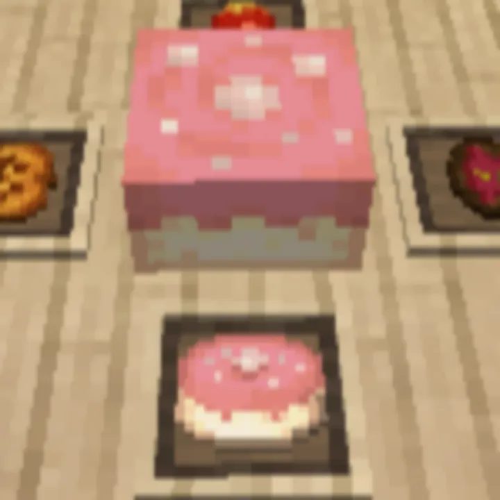 Pink cream cake