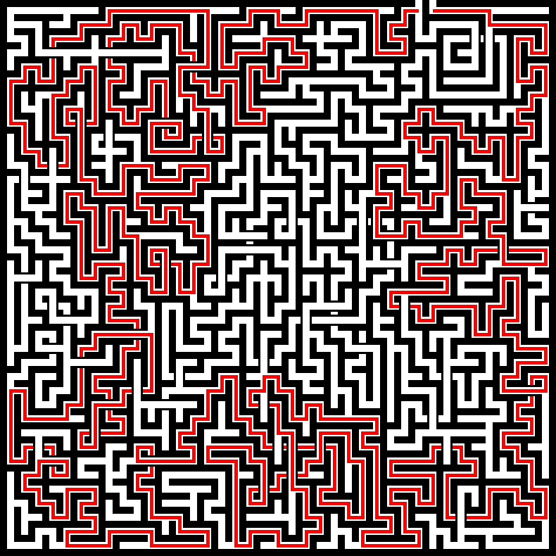 Unbe-weave-able Maze