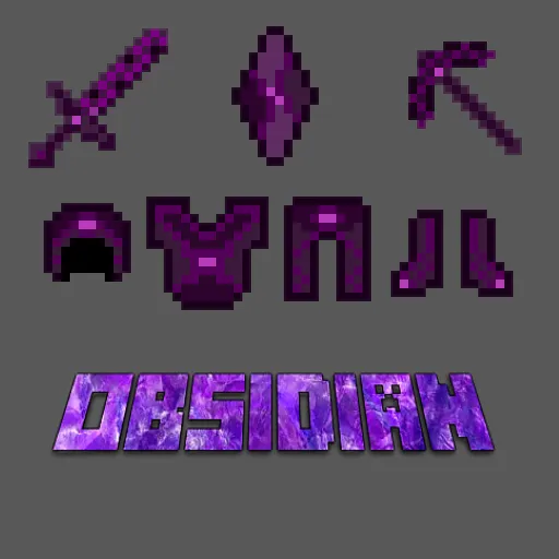 Obsidian Items: Tools and Armor