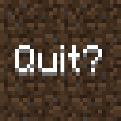 Quit Menu