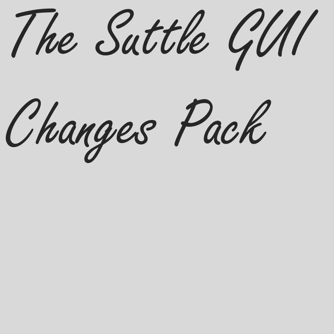 The Suttle GUI Changes Pack