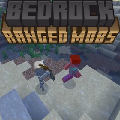 Bedrock Ranged Mobs (Datapack)