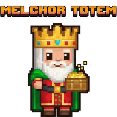 King Melchior Totem - Rey Baltasar (Three Kings Day)