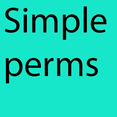 SimplePerms