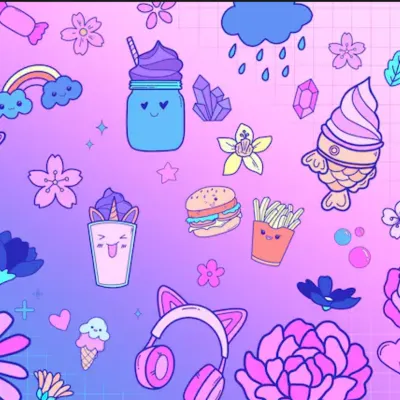 Kawaii World Color Blocks