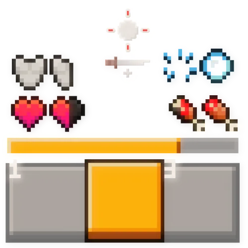 Transparent GUI HUD PvP 