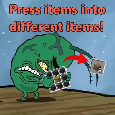 Press items into different items