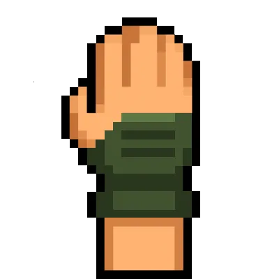 Cursor Green mittens