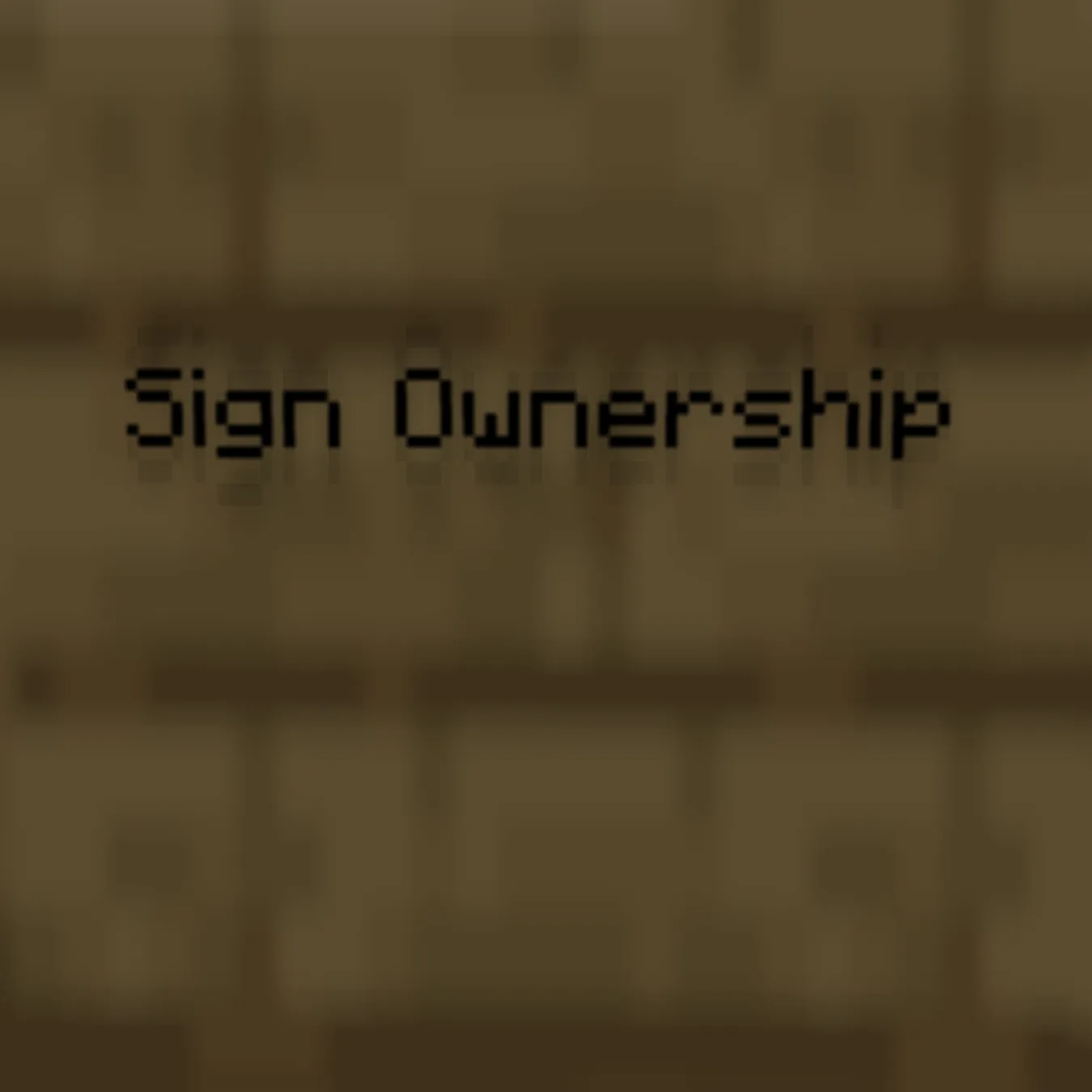 Sign Ownership