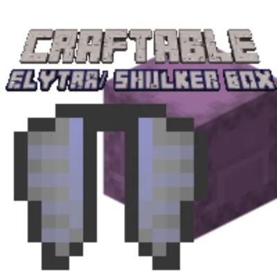 Craftable Elytra \Shulker box