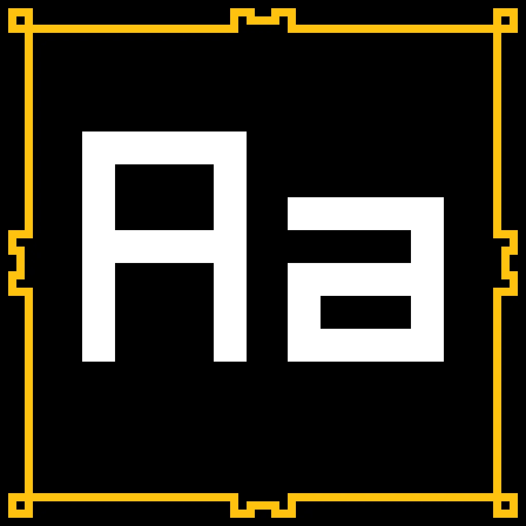 Blocky Font (MC Deluxe)