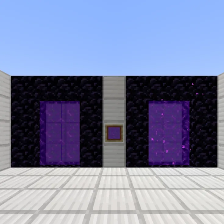 Fake Nether Portal Blocks