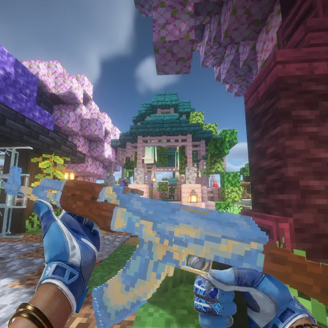 Hypixel CvC 3D Blue Gem