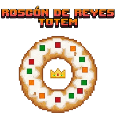 King Cake - Roscon de Reyes Totem (Epiphany Celebration)
