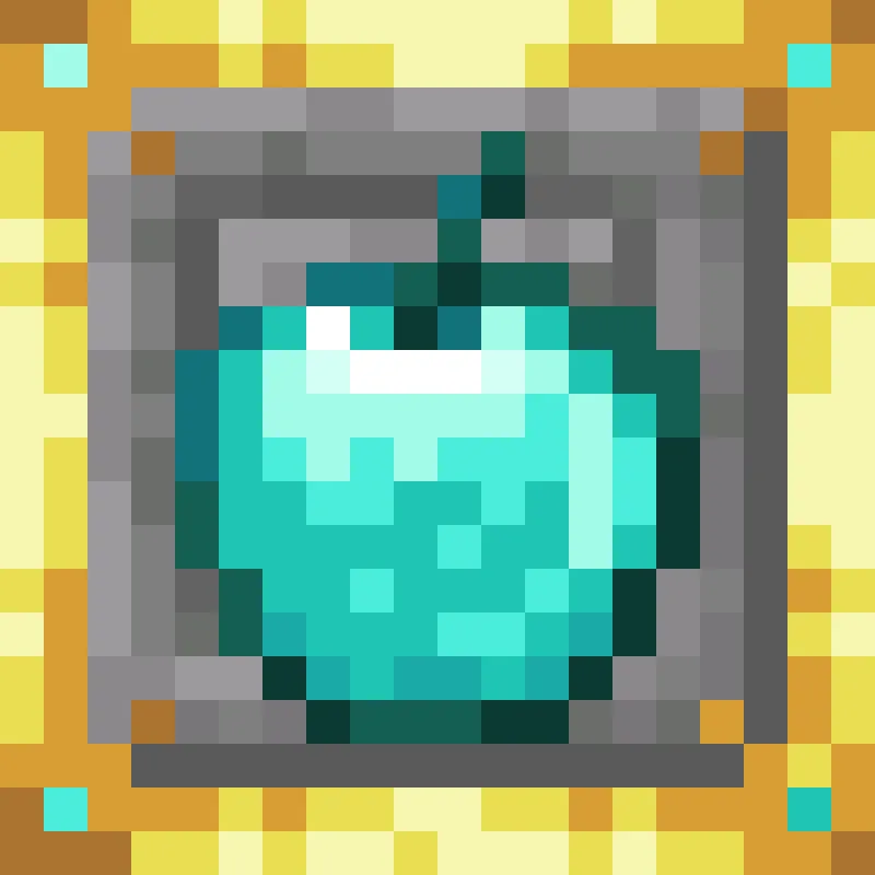 Diamond-Enchanted Apple