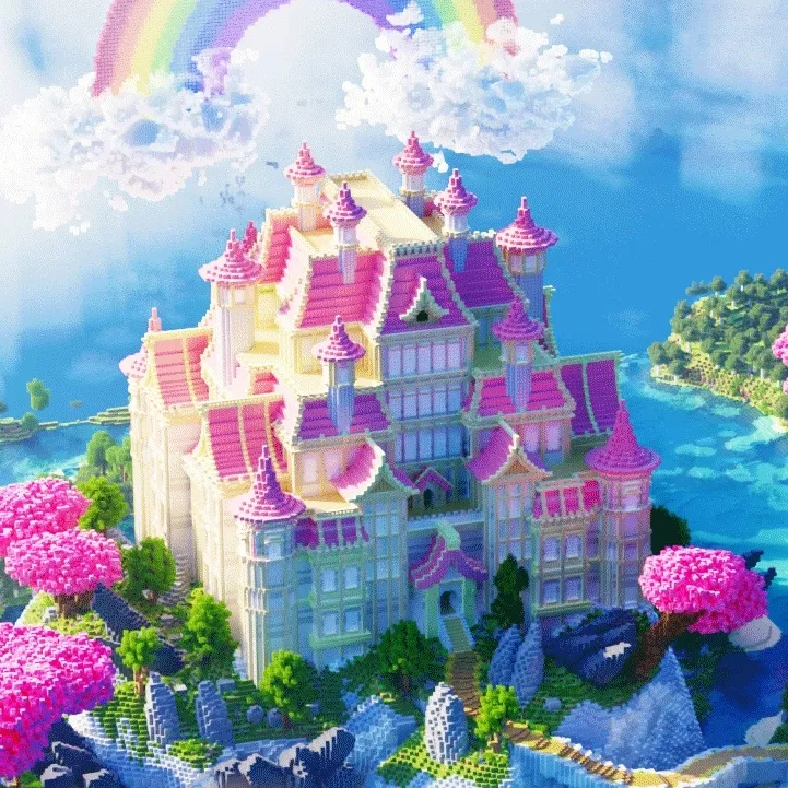 Pink Castle - Survival Spawn