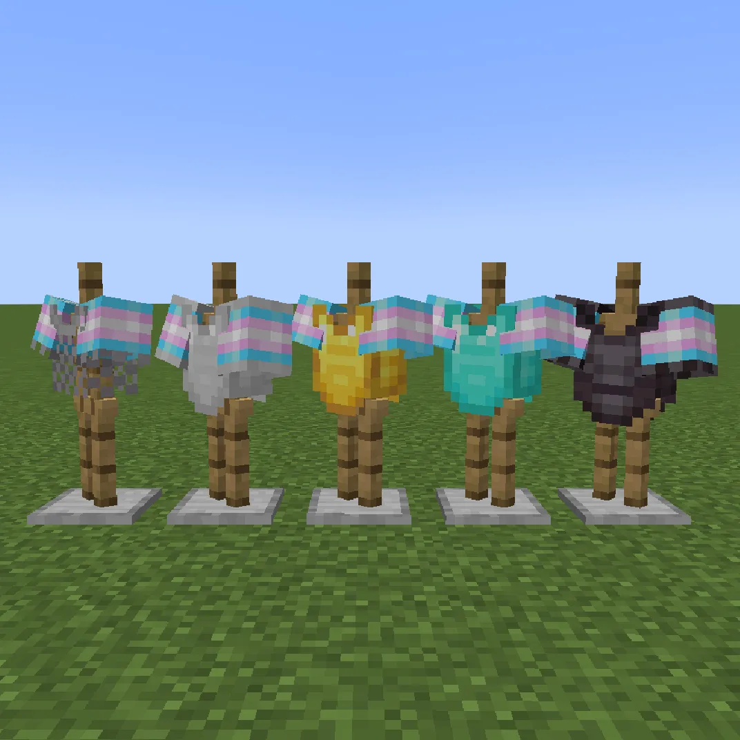 Transgender Pride Chestplates