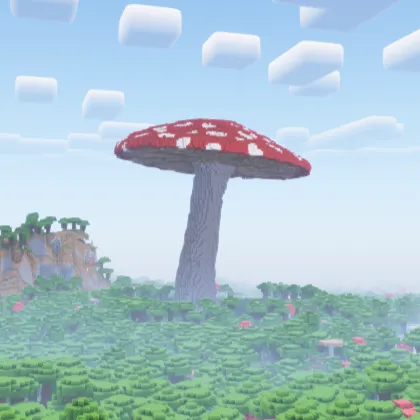 Giant Red Mushroom