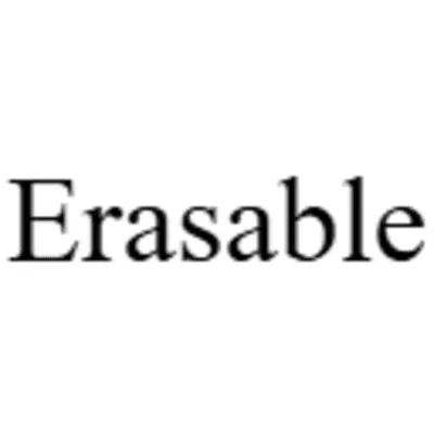 Erasable