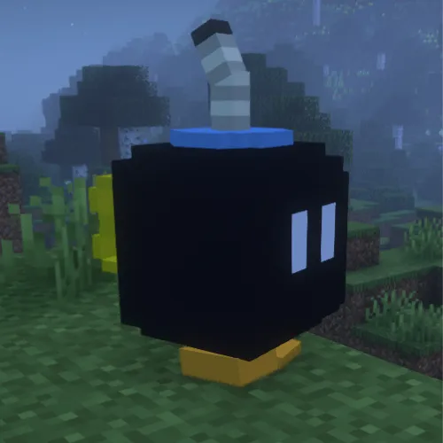Creeper as Bob-omb